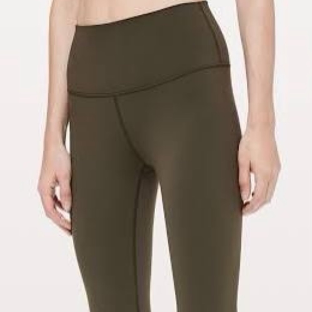 Lululemon cropped wunder under leggings